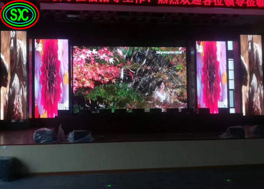 Alta qualidade P3.91 Indoor Led Screen Stage Event Rental Full Color Video Wall 7 Segmentos
