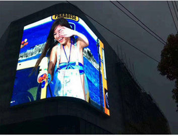 P2.5 Soft Film Group Publicidade Flexível LED Full Color Screen 4mm Pixel Curved Steel Cabinet