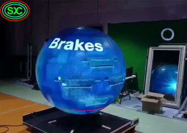 Display LED de 360 graus em cores completas