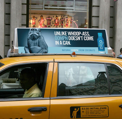 Display LED de táxi de dupla face P5 à prova d'água IP65 6500cd/m²