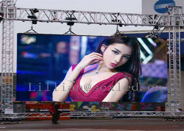 Publicidade ao ar livre P8mm LED Display Screen Impermeável e Alto Brilho com 1/4 Scan Module Style