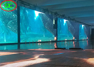 P3.91 HD Full Colour RGBLED Die-Casting Aluminum Screen High Refresh Rate 500*1000MM Cabinet