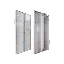 Peso leve Transparente Led Video Mural Malha Billboard Display de vidro impermeável parede de vídeo led transparente
