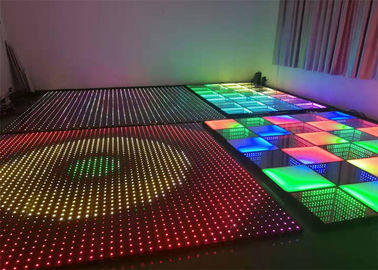 China SMD3535 Sound Active Dj Led Disco Dance Floor Painéis de Feixe Branco Quente