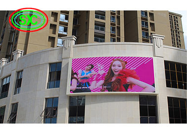 P6 de exterior Publicidade comercial LED Display Screen Billboard Full Color Alto brilho