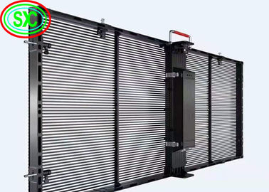 Ecrã de instalação de aluguer Ângulo de visão grande P3.91 P4.81 2500 Nits Ecrã LED transparente