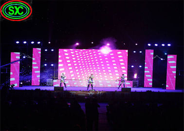 Alumínio de fundição por injeção impermeável HD 6mm Pixel Pitch Stage LED Screen Event Event Backdrop