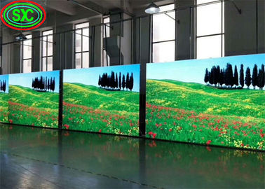 Grande tela de aluguel flexível sem exposição de mancha 1/32 placa de tela LED de varredura HD 1R1G1B P2.5mm