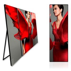 Ecrã de alumínio fundido para impressão frontal P2.5 Digital LED Poster Stereo Mount Instalação fácil
