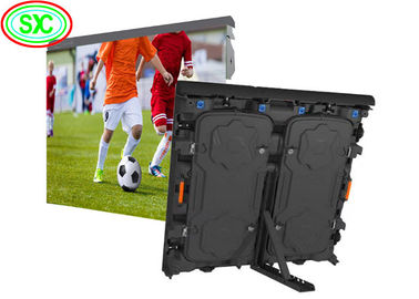 Capa de alumínio fundido para aluguel de tela de tela macia módulo RGB painel P8 IP65 LED outdoors estadio