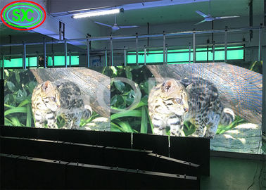 Armário de aluguer de alumínio de fundição a óleo 256*128mm Indoor Full Color LED Display GOB