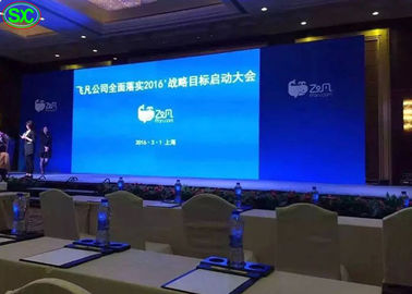 P6 Indoor Full Color LED Video Wall com 6 mm de pitch de pixels e 384 mm x 192 mm de tamanho do módulo