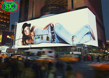 LED SMD 3 em 1 cortina de parede publicitária, P4.81 comercial clara Resolução de cores completas 52 * 52 HD Chip 1/13 Scan