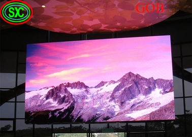 Conteúdo Publicidade GOB COB 2.5mm Indoor Full Color LED Display cartão de recepção