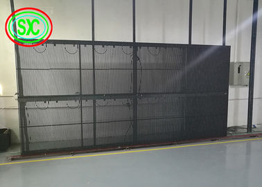 Nationstar Kinglight Lâmpada LED P3.91-7.82 Full Color Malha à prova d'água Transparente LED Parede de vidro para interior e exterior