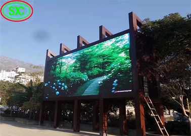 P10 Área exterior à prova d'água Full Color LED Screen Resistente ao vento High Definition No Drag Shadow LED