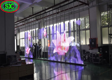 Ecrã de aluguer exterior à prova d'água Vídeo IP65 HD P3.91 Ecrã LED transparente