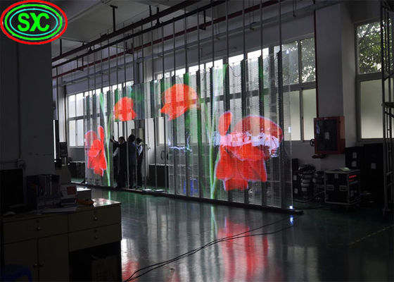 Bom preço Ecrã de aluguer exterior à prova d'água Vídeo IP65 HD P3.91 Ecrã LED transparente on-line