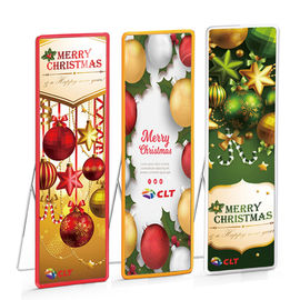 Anúncio LED Pôster Display de mídia de interior Digital Signage Pôster LED tela
