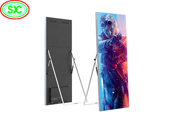 Bom preço Indoor Full Colour P2.5 alta espessura 2500cd/m2 Ecrãs de cartazes LED em pé on-line