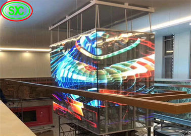 Brilho Ecrã LED transparente, Panfletos publicitários LED a cores completas