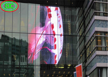 Ecrã de aluguer transparente Ultra-fina HD 64x32 4,81mm LED