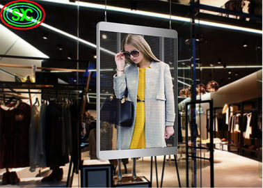 Brilho Ecrã LED transparente, Panfletos publicitários LED a cores completas