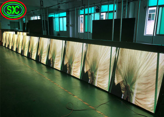 Painel LED outdoor full color com alta taxa de atualização de 10mm ou mais, sem fantasmas, 3840hz, para publicidade