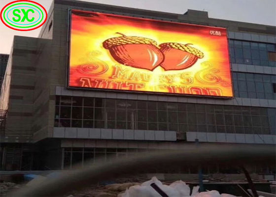 Shopping Mall Rental Publicidade HD Full Color Hanging Flexível P10 LED Billboard