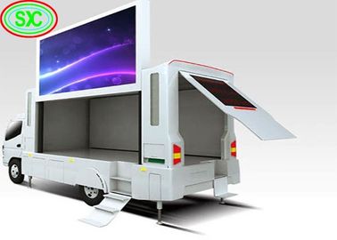 Ecrã de caminhão móvel P6 montado Ecrã de caminhão LED Veículo Ecrã à prova d'água portátil