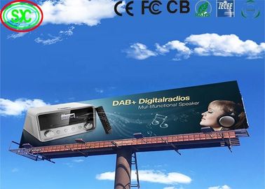 P12 Exibição LED à cor inteira à prova d'água para exteriores, alta taxa de atualização Publicidade LED