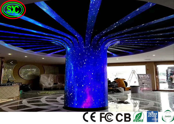 Display LED Full Color HD com alta taxa de atualização, adequado para lobby de hotel, concerto