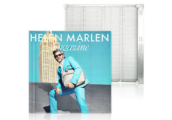 P3.91-7.82 Ecrã LED transparente 5000 cd/m2 em cores completas