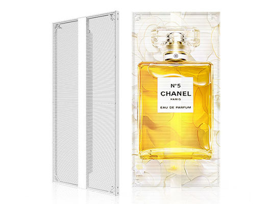 P3.91-7.82 Ecrã LED transparente 5000 cd/m2 em cores completas