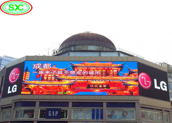 P2.5 LED Die-Cast Alumínio Large Digital Billboard Publicidade Padrão Armário à prova d'água