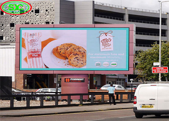 P2.5 LED Die-Cast Alumínio Large Digital Billboard Publicidade Padrão Armário à prova d'água