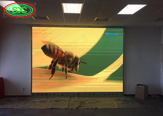 Ecrã de palco de alumínio fundido HD LED Ecrã de 2 mm Pitch de pixel Material de alumínio à prova de umidade Sistema NOVA