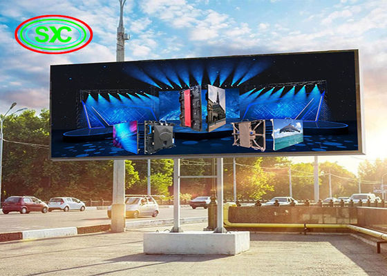 Bom preço p10 conduziu a parede video que anuncia a coluna exterior da tela grande da cor completa on-line