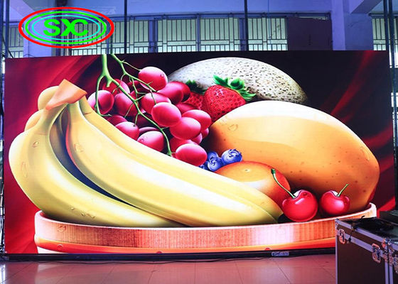 Módulo de exibição de LED indoor P4 SMD Full Color 256*128mm 1/8 Scanning para economia de energia e proteção ambiental