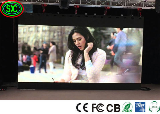 Grande tela fixa ultra fina sem manchas P2.604 P3.91 P4.8mm SMD LED Display interior de tela LED a cores inteiras