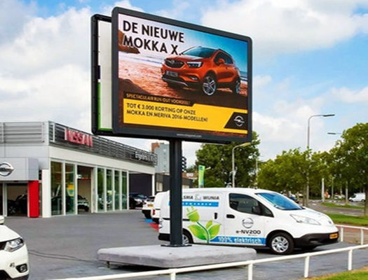 Alto brilho P8 32*16 pontos LED Publicidade de outdoors para Shopping Mall