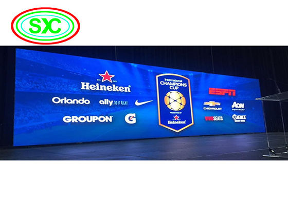 Ecrã LED de aluguer de alta luminosidade em cores RGB P6 960Mm X 960Mm Gabinete interior