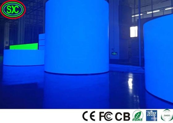 HD 3 anos de garantia em cores 3840hz P3.91 Indoor Curved LED Display Screen For Stage