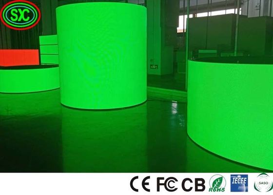 HD 3 anos de garantia em cores 3840hz P3.91 Indoor Curved LED Display Screen For Stage