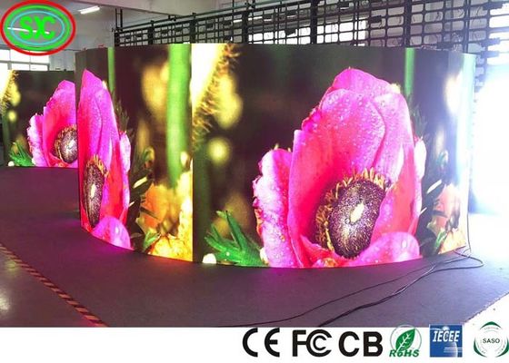 Metal Não Mosaico Ultra HD IP43 SMD2121 P3.91 Indoor Stage LED Screen LED tela de exibição de publicidade comercial
