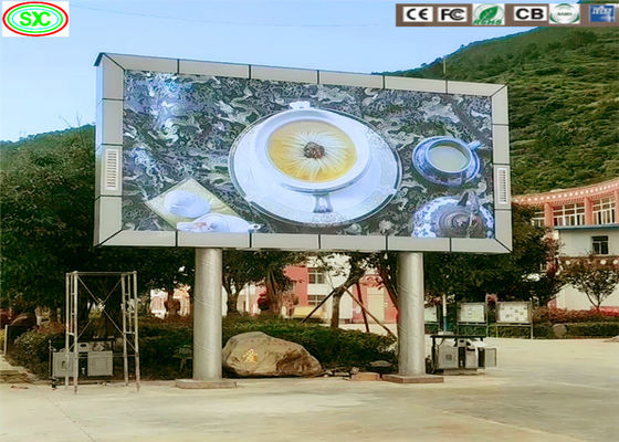 SMD 3535 P10 Exterior Full Color Waterproof LED Display Cartão de visão Super Clear
