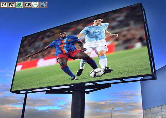 Outdoor P6 Large LED Screen Advertising Billboards com 3 anos de garantia