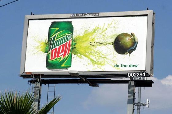 Edifício P10 SMD LED Screen Publicidade Billboard Super Clear Vision 3 anos de garantia