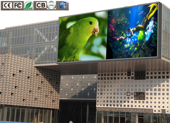 Edifício P10 SMD LED Screen Publicidade Billboard Super Clear Vision 3 anos de garantia