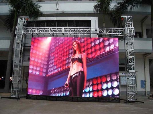 Bom preço O diodo emissor de luz da propaganda seleciona P4.8500x1000mm para morrer exposição conduzida exterior de Nationstar SMD 1921 brilhantes altos da cor completa do painel da carcaça on-line